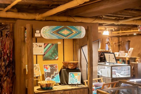 Grand Canyon National Park, Arizona - Hopi House, on the Canyon's South Rim, sells Native American