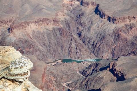 Grand Canyon National Park, Arizona - Granite Rapids on the Colorado River, as seen from Pima Point