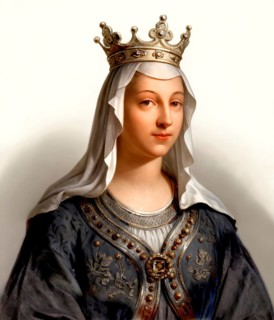 Clotilde or Chrodochild, wife to Dagobert III, 699-715, Merovingian king of the Franks