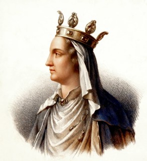 Queen Ultrogothe, Ultrogotho or Ultragotha, wife to Childebert I, c. 496-558, a Frankish King of