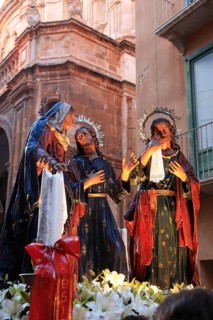 Sicily, old town of Trapani, Good Friday mystery procession La Processione dei Misteri, procession