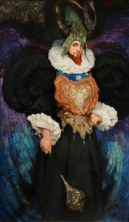 Kazimierz Stabrowski (b. 21 November 1869, d. 10 June 1929 in Garwolin), Polish painter: portrait