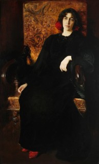 Kazimierz Stabrowski (b. 21 November 1869, d. 10 June 1929 in Garwolin), Polish painter: portrait