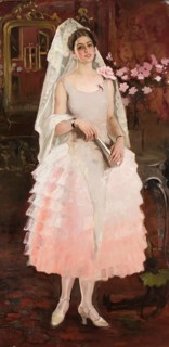 Kazimierz Stabrowski (b. 21 November 1869, d. 10 June 1929 in Garwolin), Polish painter: portrait