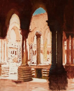 Kazimierz Stabrowski (b. 21 November 1869, d. 10 June 1929 in Garwolin), Polish painter: Monastery