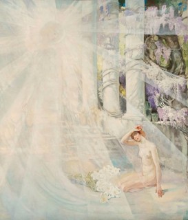 Kazimierz Stabrowski (b. 21 November 1869, d. 10 June 1929 in Garwolin), Polish painter: Vision I,