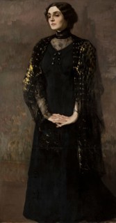 Kazimierz Stabrowski (b. 21 November 1869, d. 10 June 1929 in Garwolin), Polish painter: portrait