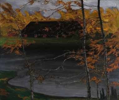 Kazimierz Stabrowski (b. 21 November 1869, d. 10 June 1929 in Garwolin), Polish painter: Gust of