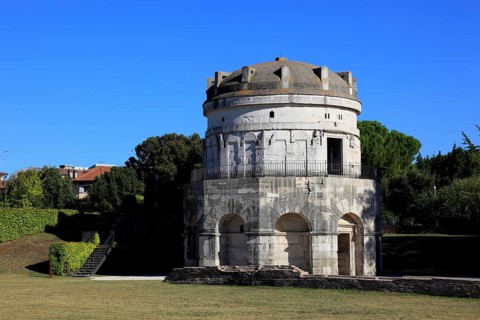 Mausoleum of Theodoric, built around 520 AD as a burial place for Theodoric the Great, the king of