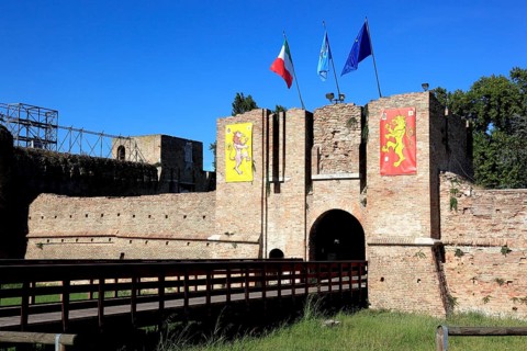 Rocca Brancaleone, a historic fortress in Ravenna, Emilia Romagna, Italy