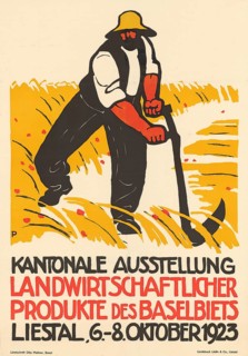 Otto Plattner (b. 29 June 1886, d. 20 October 1951), Swiss painter, graphic artist: Event,