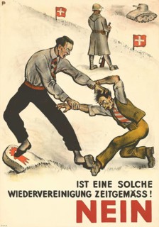 Otto Plattner (b. 29 June 1886, d. 20 October 1951), Swiss painter, graphic artist: Politics,