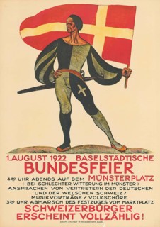 Otto Plattner (b. 29 June 1886, d. 20 October 1951), Swiss painter, graphic artist: Event, Basel