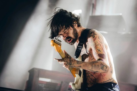 Singer Simon Neil from Biffy Clyro live on Futique Tour 2026 in Berlin's Max-Schmeling-Halle on 16