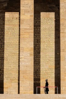 Ankara, Turkey. November 24th 2020 Anitkebir in Ankara is the memorial tomb complex of Mustafa