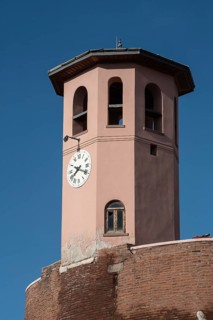 Ankara, Turkey. November 25th 2020 The Clock Tower at the entrance to Ankara Castle in the Turkish