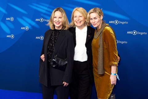 Ann-Kathrin Kramer, Maren Kroymann and Gesine Cukrowski, BLUE HOUR, Photo Call, Hotel Telegraph