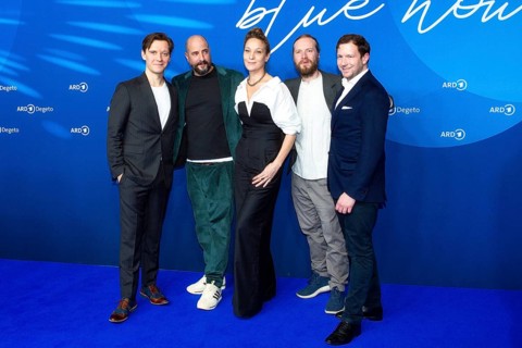 Jonas Nay, Christoph Schier, Jeanette Hain, Markus Kaatsch, Jakob Pochlatko, BLUE HOUR, Photo Call,