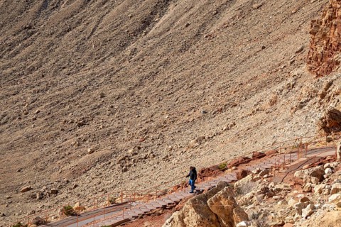 Winslow, Arizona - Meteor Crater. The crater was formed about 50, 000 years ago. It is 560 feet