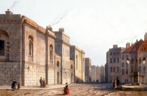 The second Newgate Prison, City of London, England, 19th century