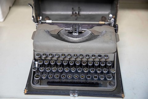 Imperial 'The Good Companion' portable typewriter, manufactured in Leicester, England, UK