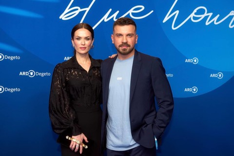Melika Foroutan, Edin Hasanovic, BLUE HOUR, Photo Call, Hotel Telegraph Office, Berlin, 13.02.2026