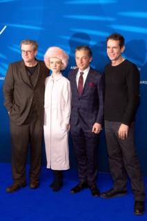 Achim von Borries, Liv Lisa Fries, Volker Bruch, Tom Tykwer, BLUE HOUR, Photo Call, Hotel Telegraph