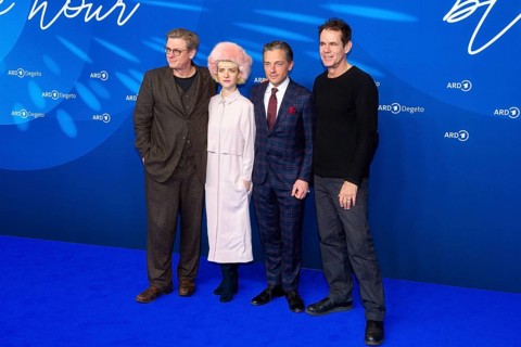Achim von Borries, Liv Lisa Fries, Volker Bruch, Tom Tykwer, BLUE HOUR, Photo Call, Hotel Telegraph