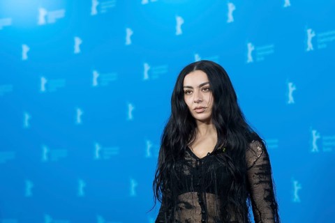 Charli xcx (Charlotte Emma Aitchison) at a photocall for the film The Moment at the Berlinale at
