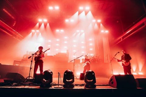 Simon Neil (singer and guitarist) and James Johnston (singer and bassist) from Biffy Clyro live at