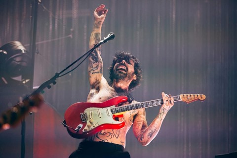 Simon Neil, singer and guitarist of Biffy Clyro live at Zenith in Munich on 12.02.2026
