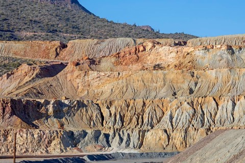 Kearny, Arizona - A part of Asarco's huge Ray Mine, one of the largest copper mines in the U.S.