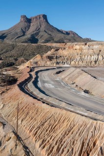 Kearny, Arizona - A part of Asarco's huge Ray Mine, one of the largest copper mines in the U.S.