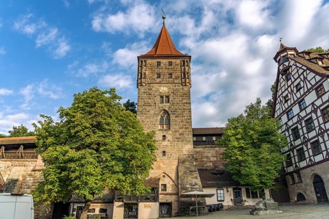The Tiergärtnertor in Nuremberg, Bavaria, Germany
