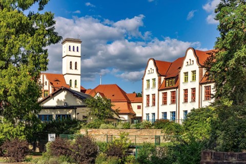 The Faber-Castell plant in Stein, Middle Franconia, Bavaria, Germany