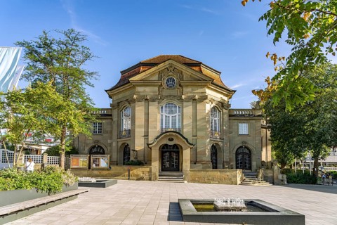 The Kurtheater Staatsbad Kissingen, Lower Franconia, Bavaria, Germany