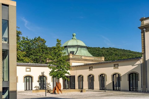 The Luitpold Bath in the Bad Kissingen State Spa, Lower Franconia, Bavaria, Germany