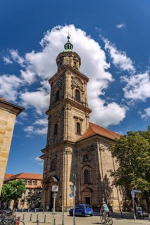 The Neustädter Church in Erlangen, Middle Franconia, Bavaria, Germany