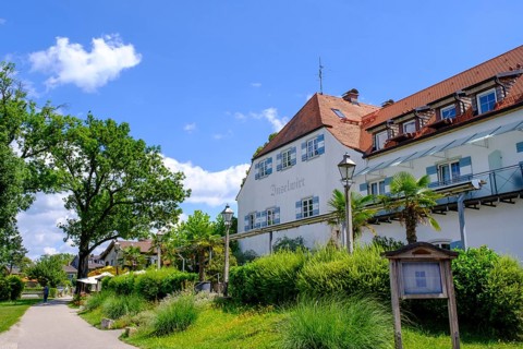 Inselwirt, Fraueninsel, Chiemsee, Chiemgau, Upper Bavaria, Bavaria, Germany
