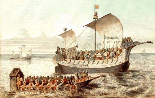 Anglo-Saxon sailing boats, 15th century
