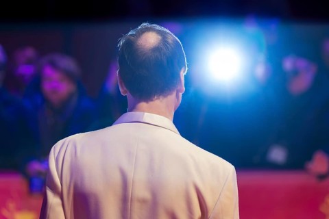 Lars Eidinger at the opening of the Berlinale at the Theater am Potsdamer Platz in Berlin on 12.02