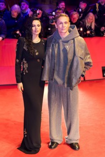 Ruby O. Fee and Matthias Schweighöfer at the opening of the Berlinale at the Theater am Potsdamer