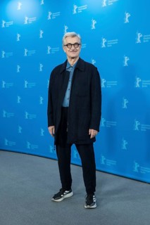 Wim Wenders, chairman of the Berlinale jury at a photo call at the Berlinale in Berlin on 12.02