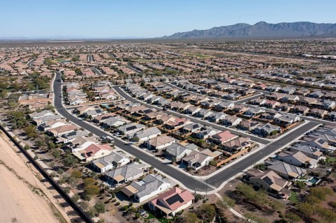 Buckeye, Arizona - Sun City Festival, a retirement community in the Arizona desert built by Del