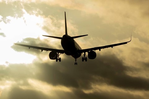 Airbus A321 commercial passenger airliner jet aircraft of Pegasus airlines flying on approach to