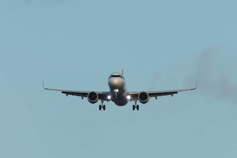 Airbus A321 commercial passenger airliner jet aircraft of Pegasus airways flying on approach to