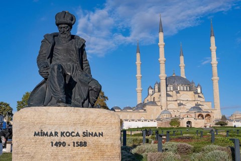 Edirne, Turkey. October 4th 2025. The Ottoman imperial Selimiye Mosque an iconic landmark of the