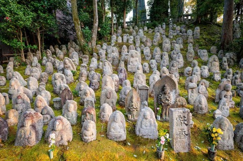 Sentai Sekibutsu-gun Garden with Thousand Buddha Stone Figures, Kiyomizu-dera Temple, Buddhist