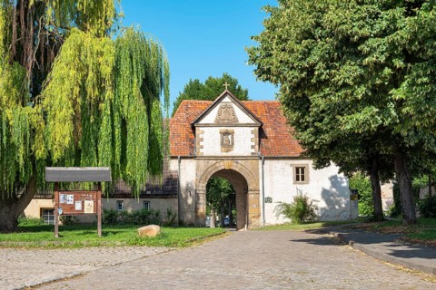 Gatehouse of Hedersleben Abbey, Saxony-Anhalt, Germany