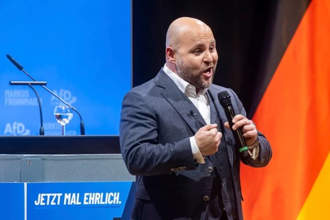 Markus Frohnmaier, MdB. Leading candidate for the post of Minister-President in Baden-Württemberg.